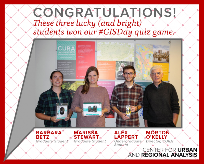 GIS Day 2014 Prize Winners GIS Day 2014 Prize Winners