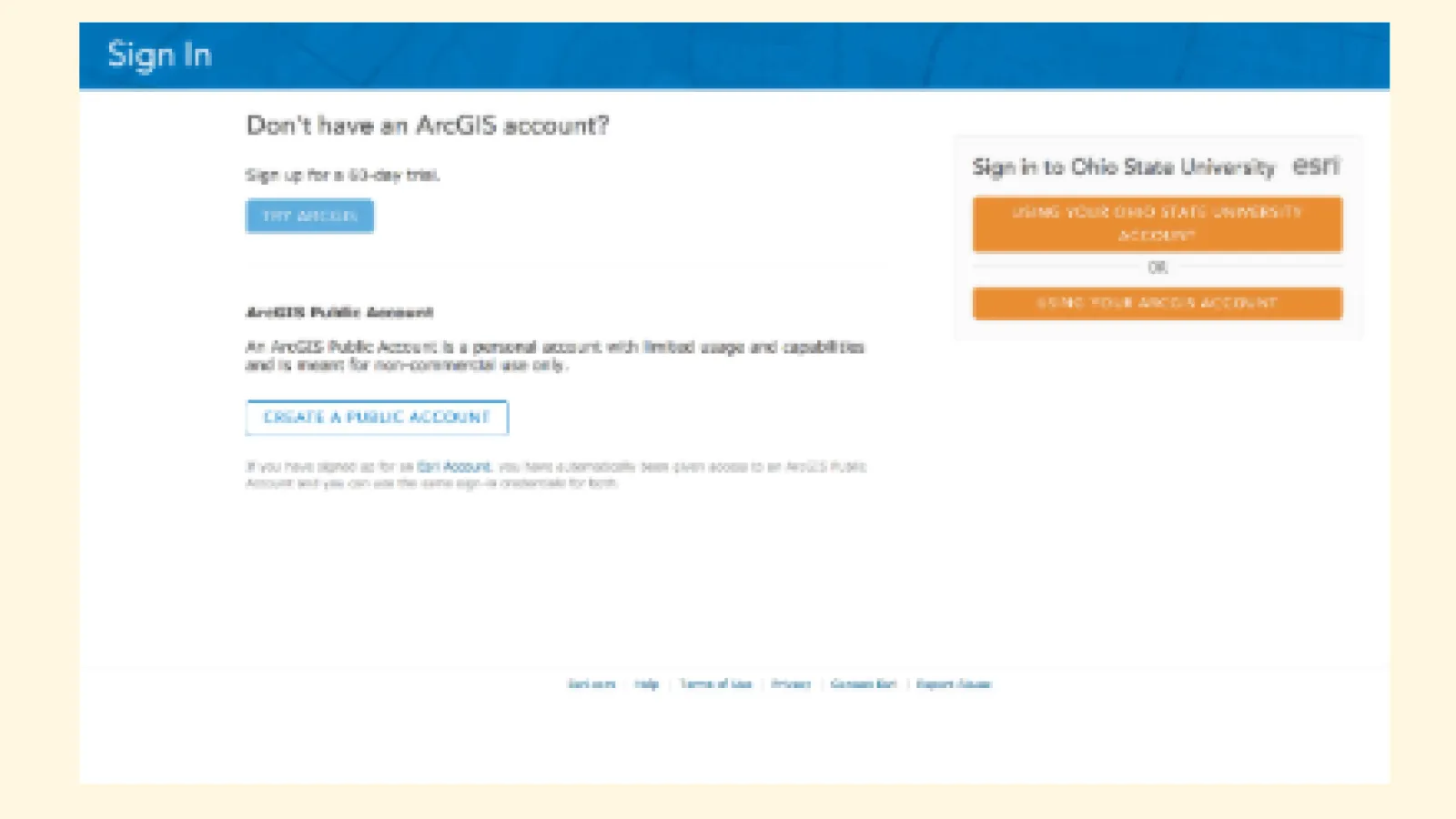 ArcGIS Single-sign-on image