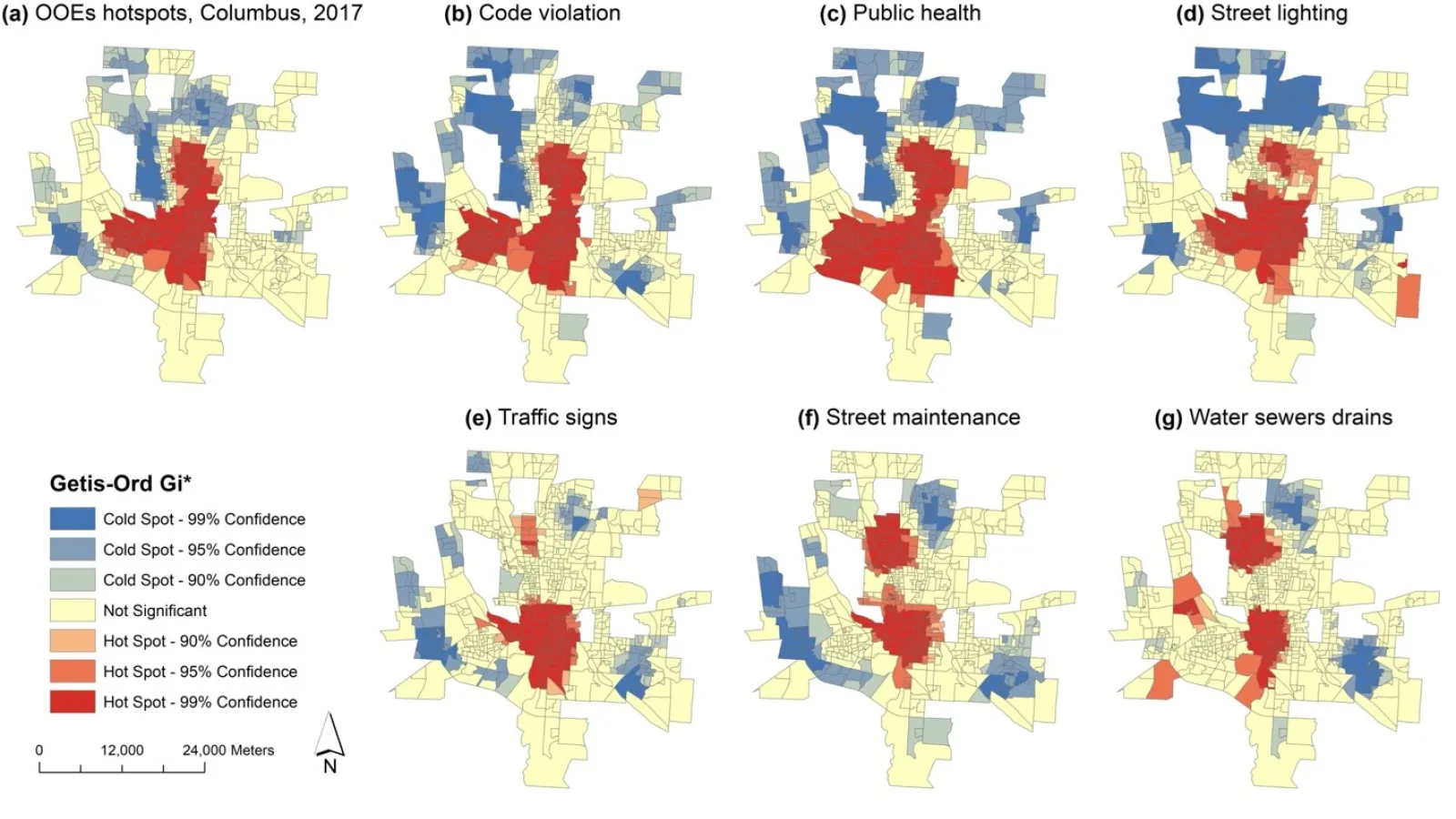 311 calls spatial analysis