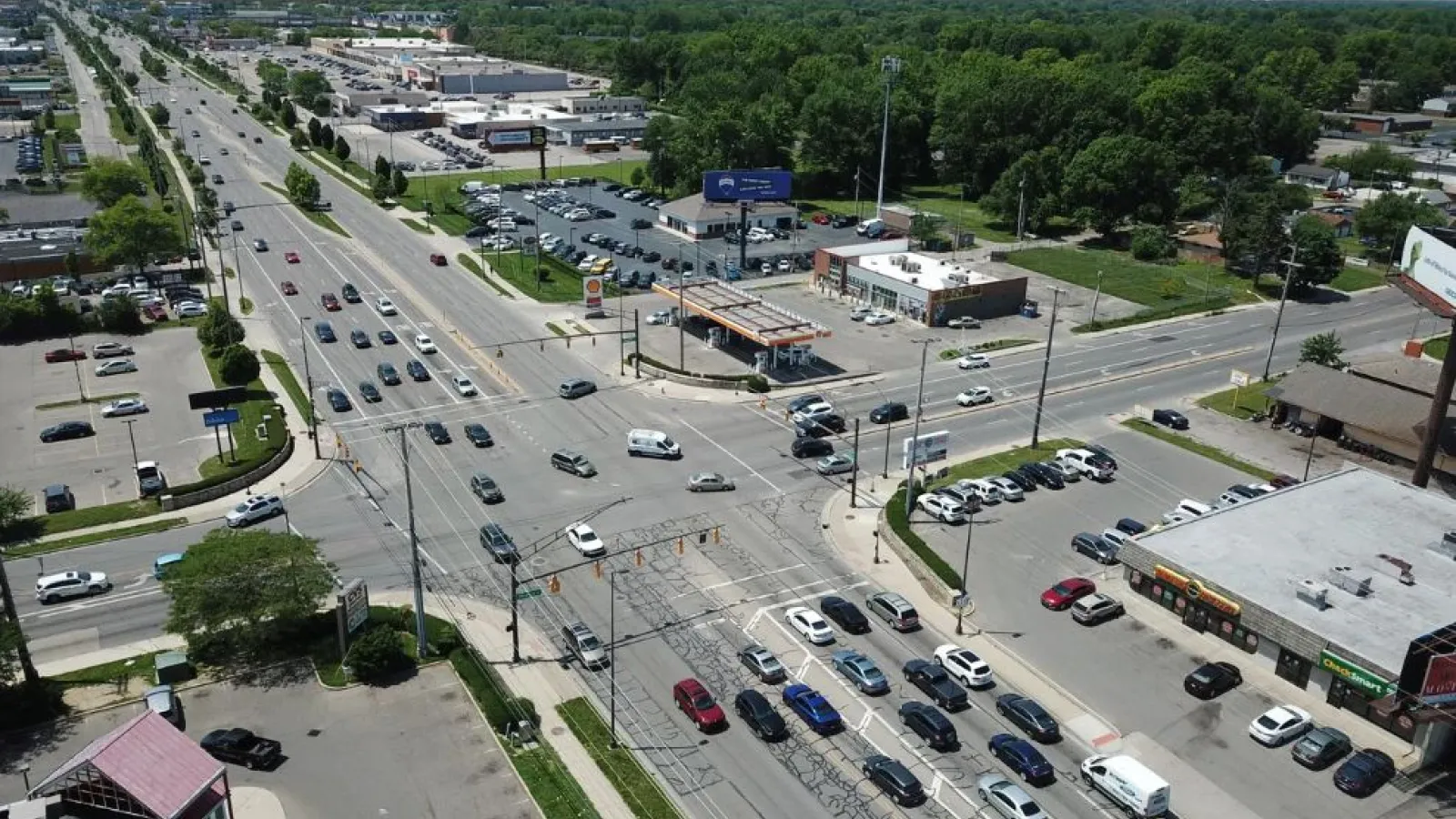 Columbus Arterial Street Intersection 