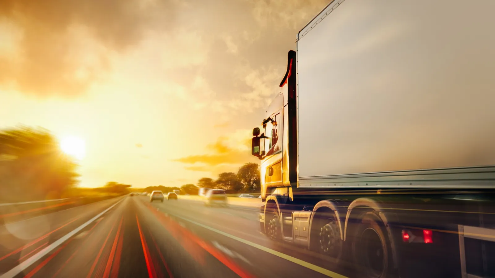 Truck on Highway 
