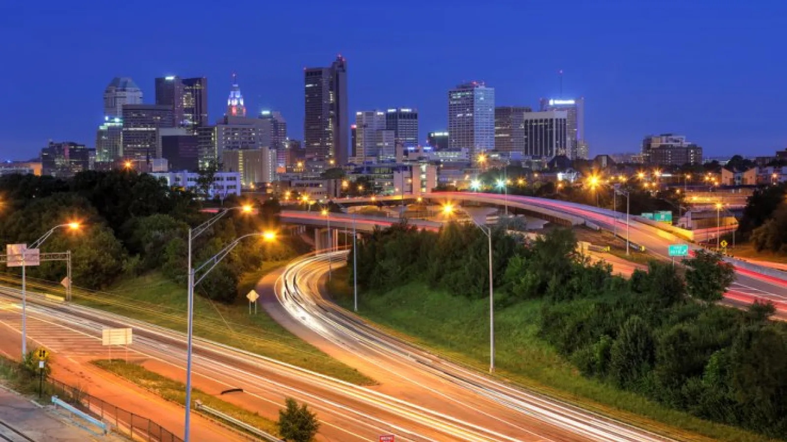 Columbus Skyline and Freeway