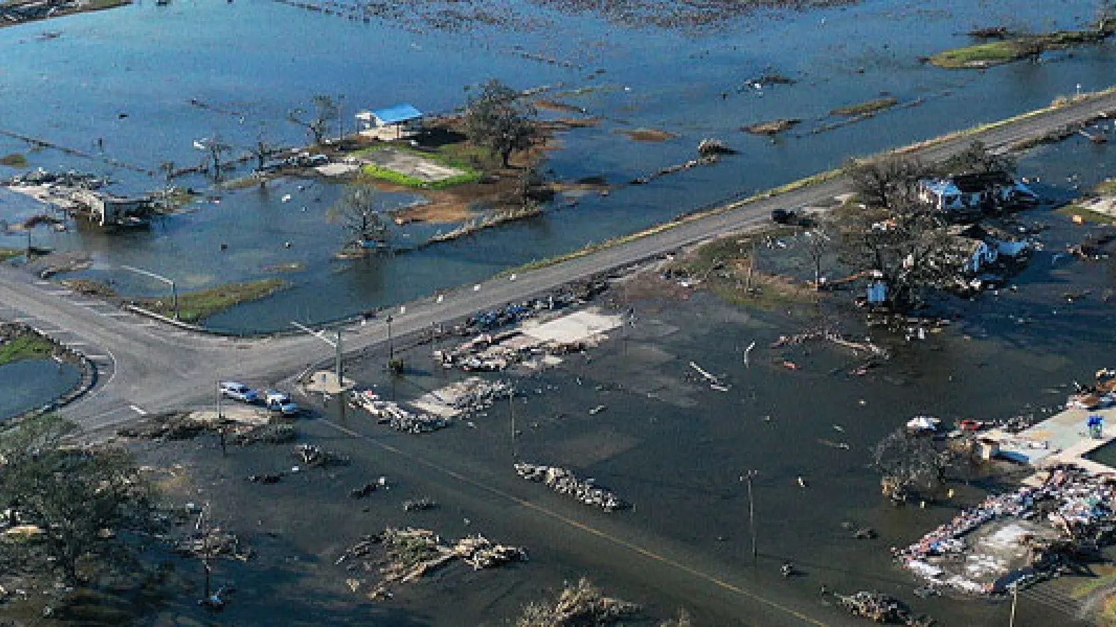 Flooded area