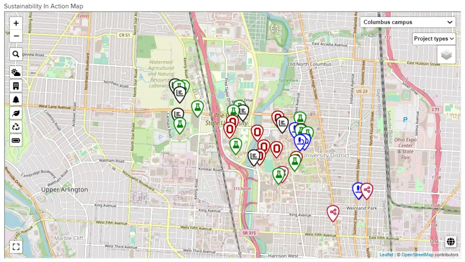 SI  Sustainability Research Map