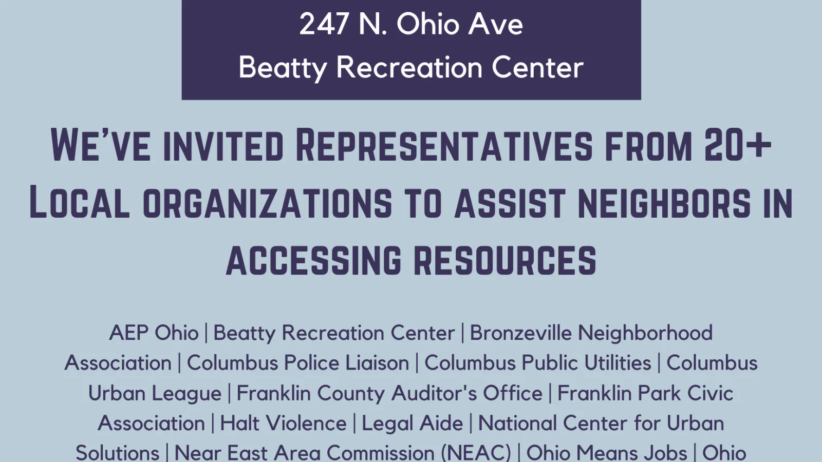 Community Resource Fair 