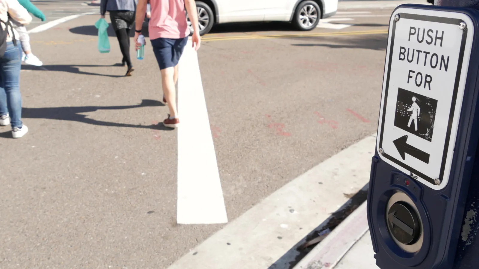 Crosswalk button