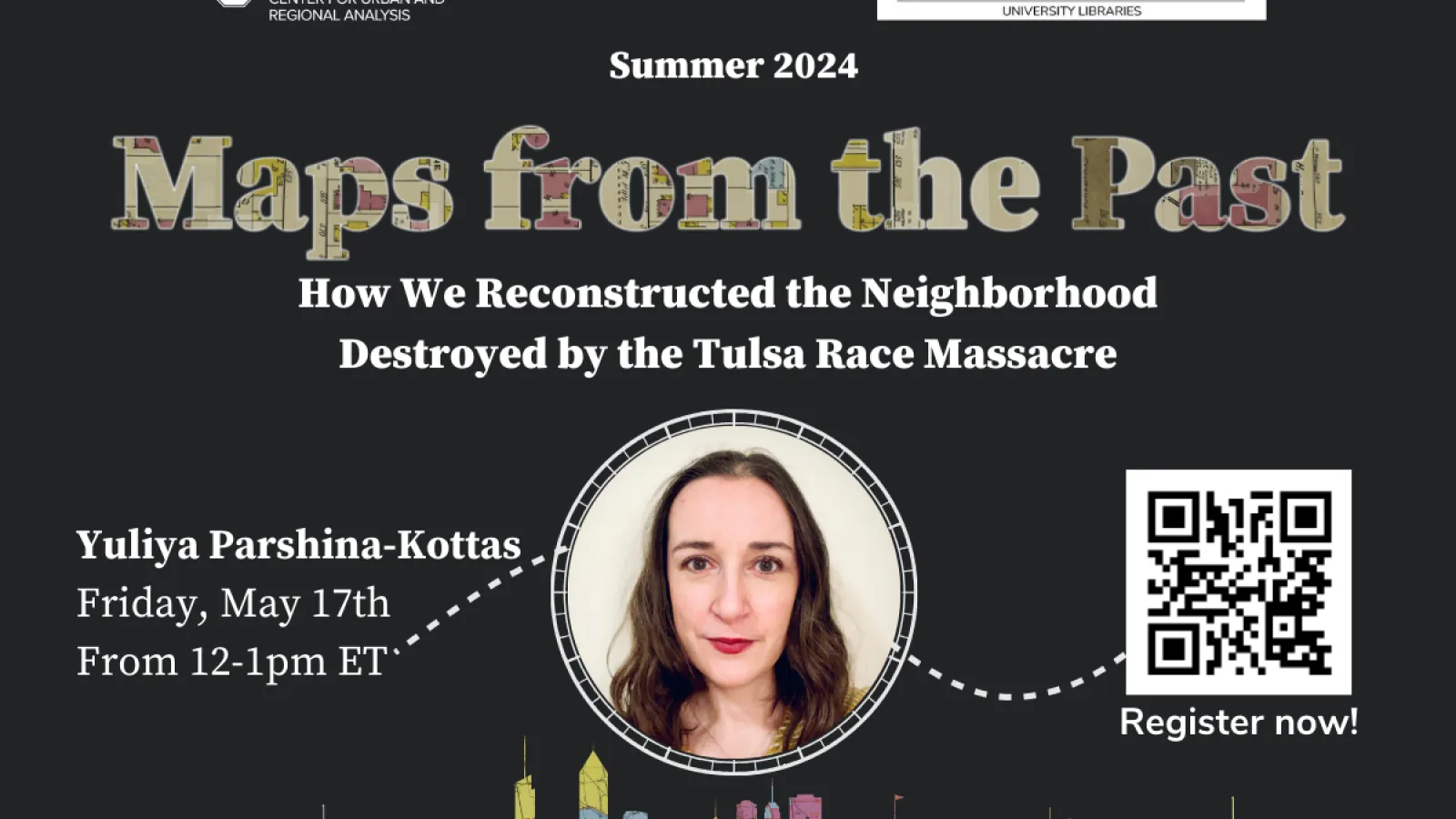 Flyer for Yuliya Parshina-Kottas webinar