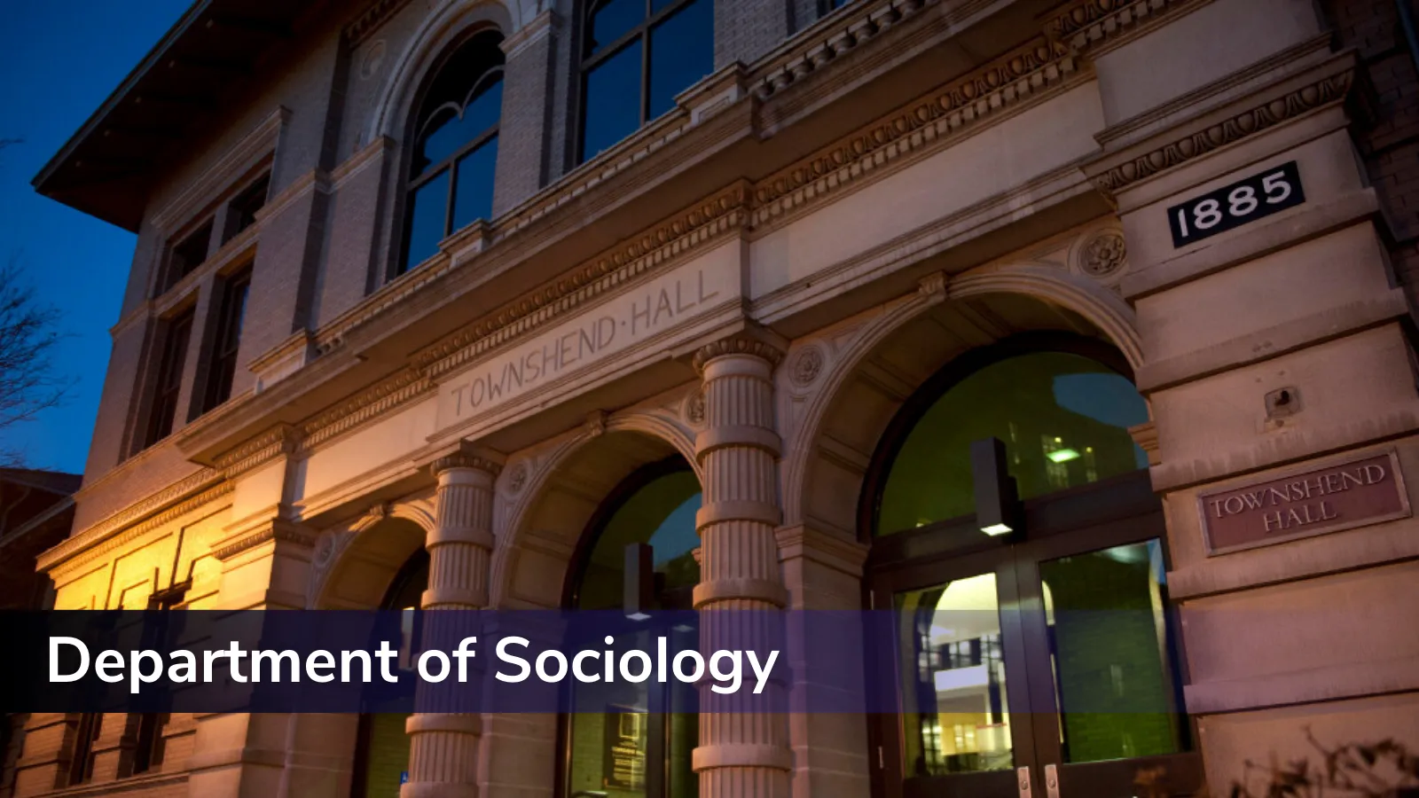 Department of Sociology