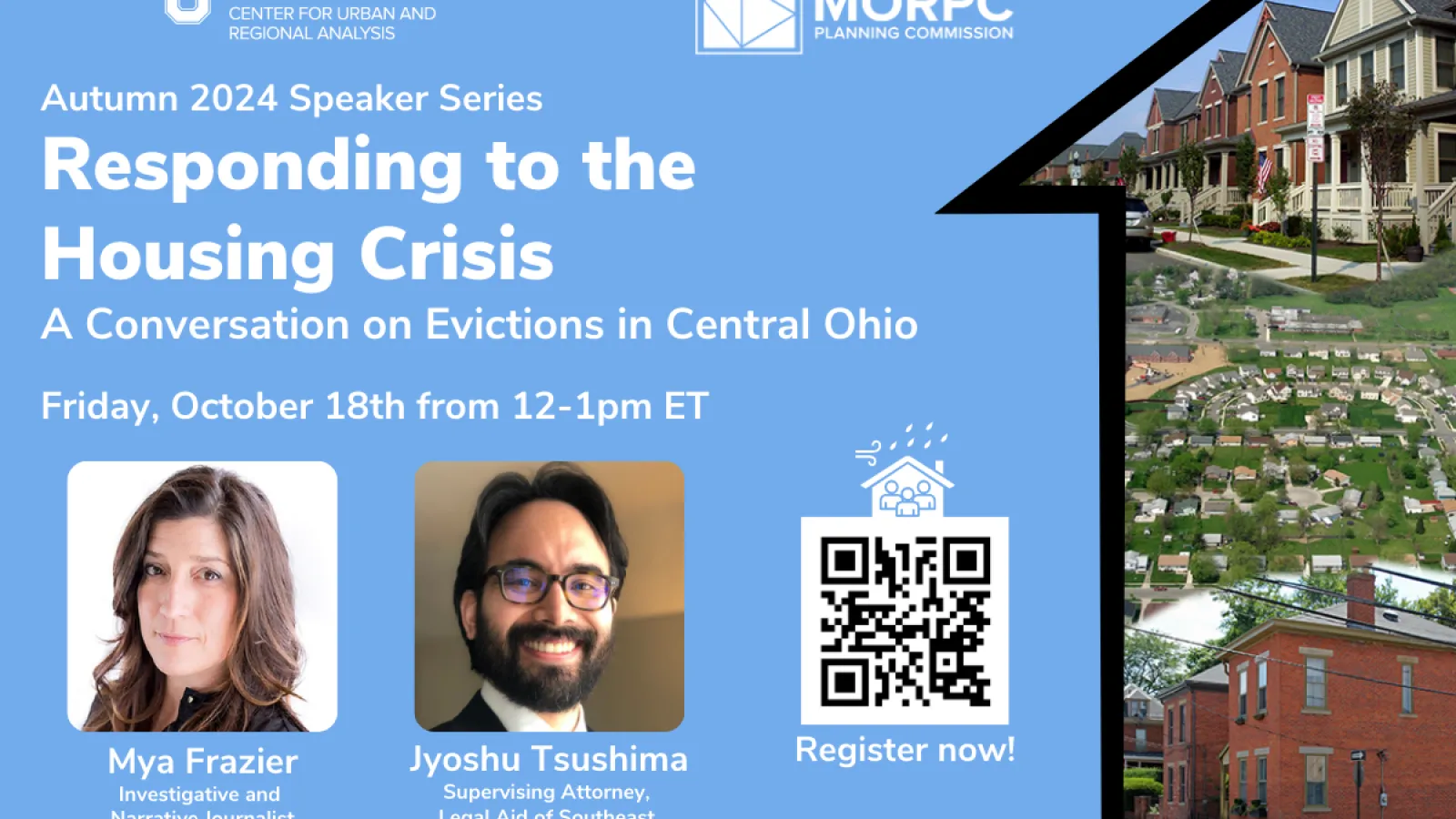 Flyer for Mya Frazier and Jyoshu Tsushima webinar