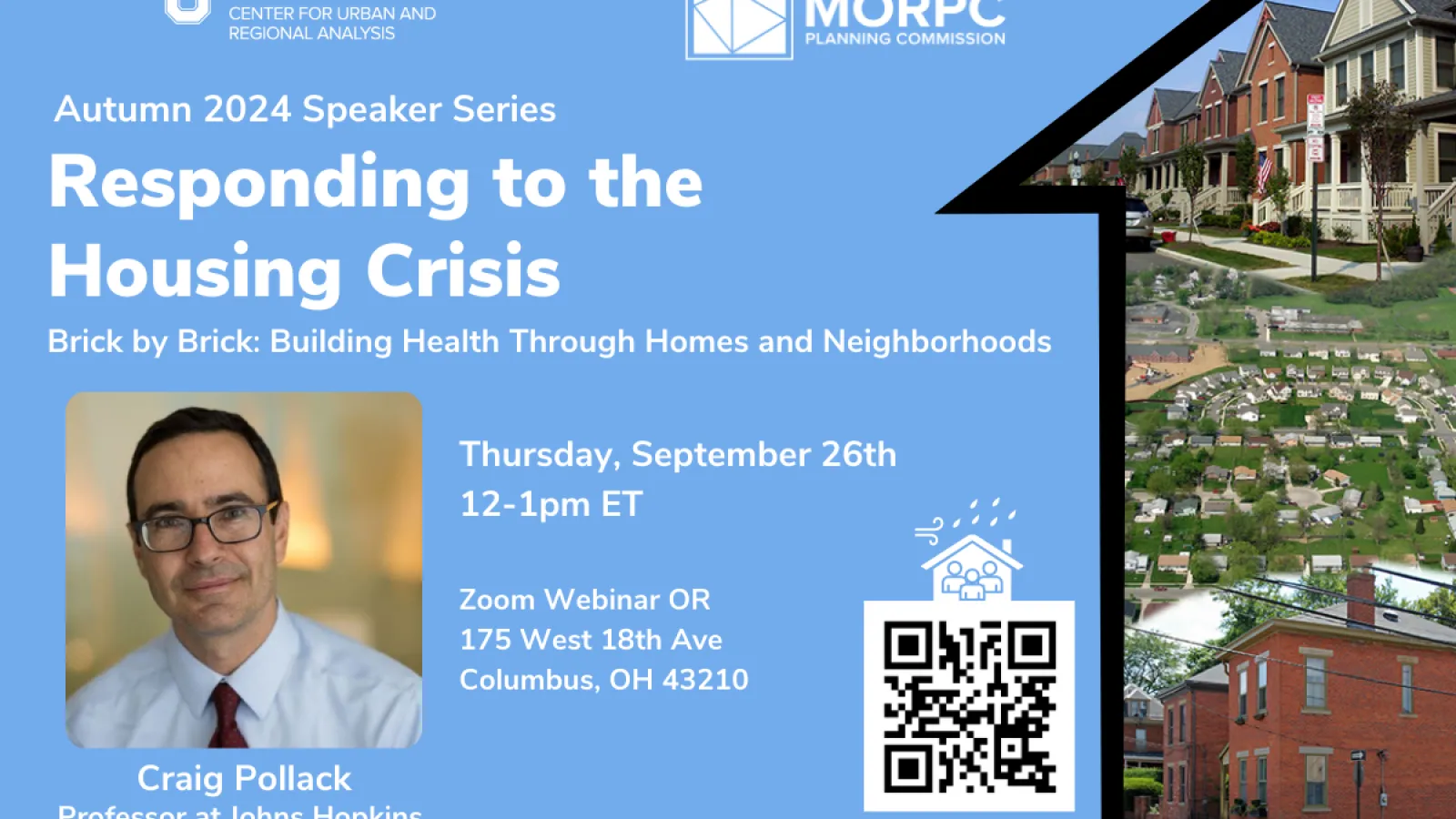 Flyer for Craig Pollack webinar