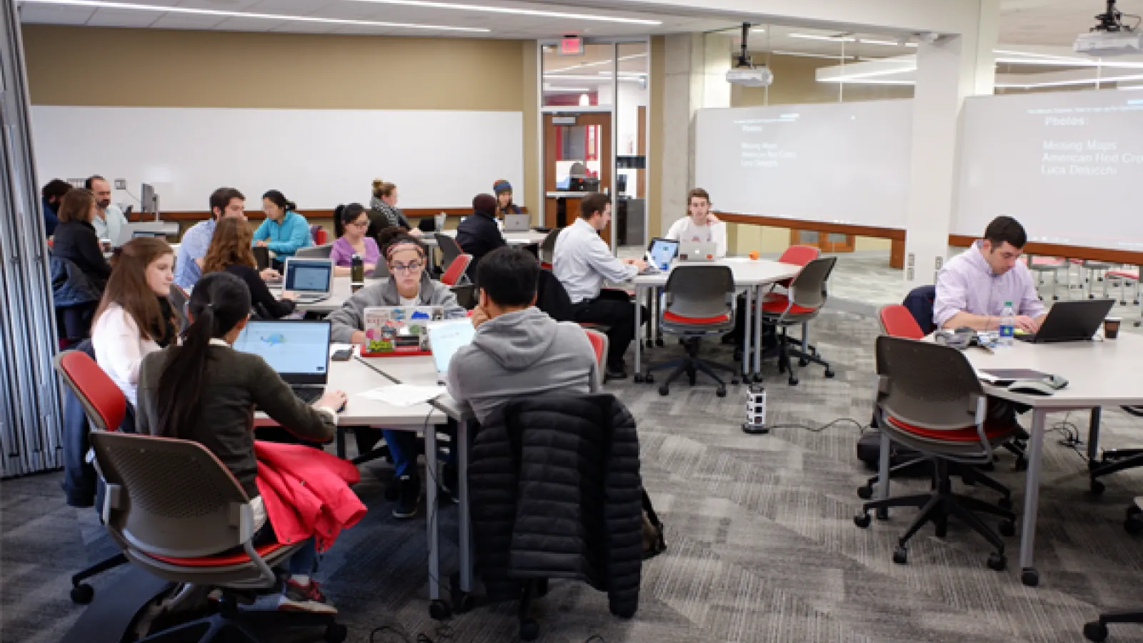 Participants in GIS Day