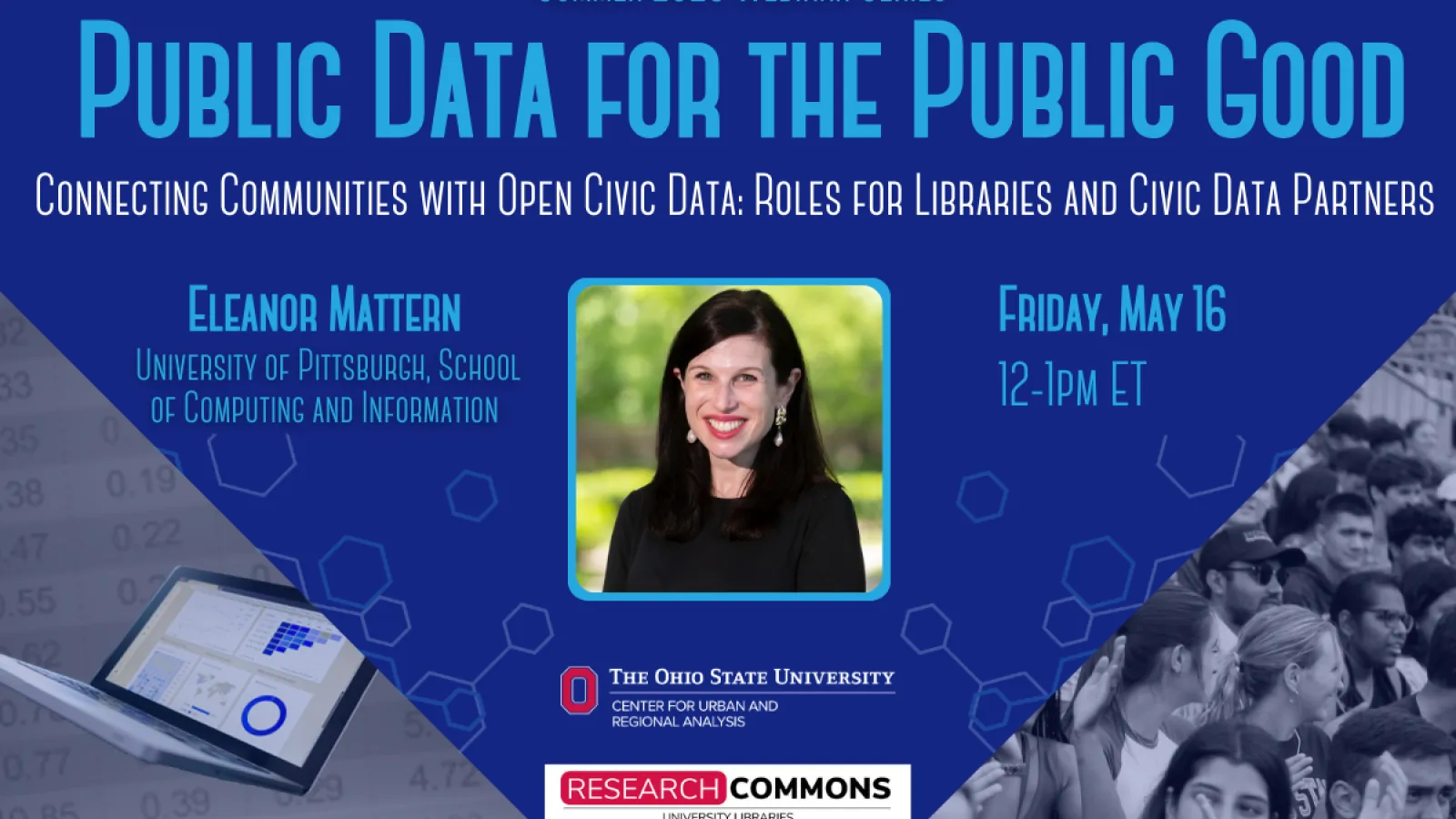 Flyer for Eleanor Mattern webinar