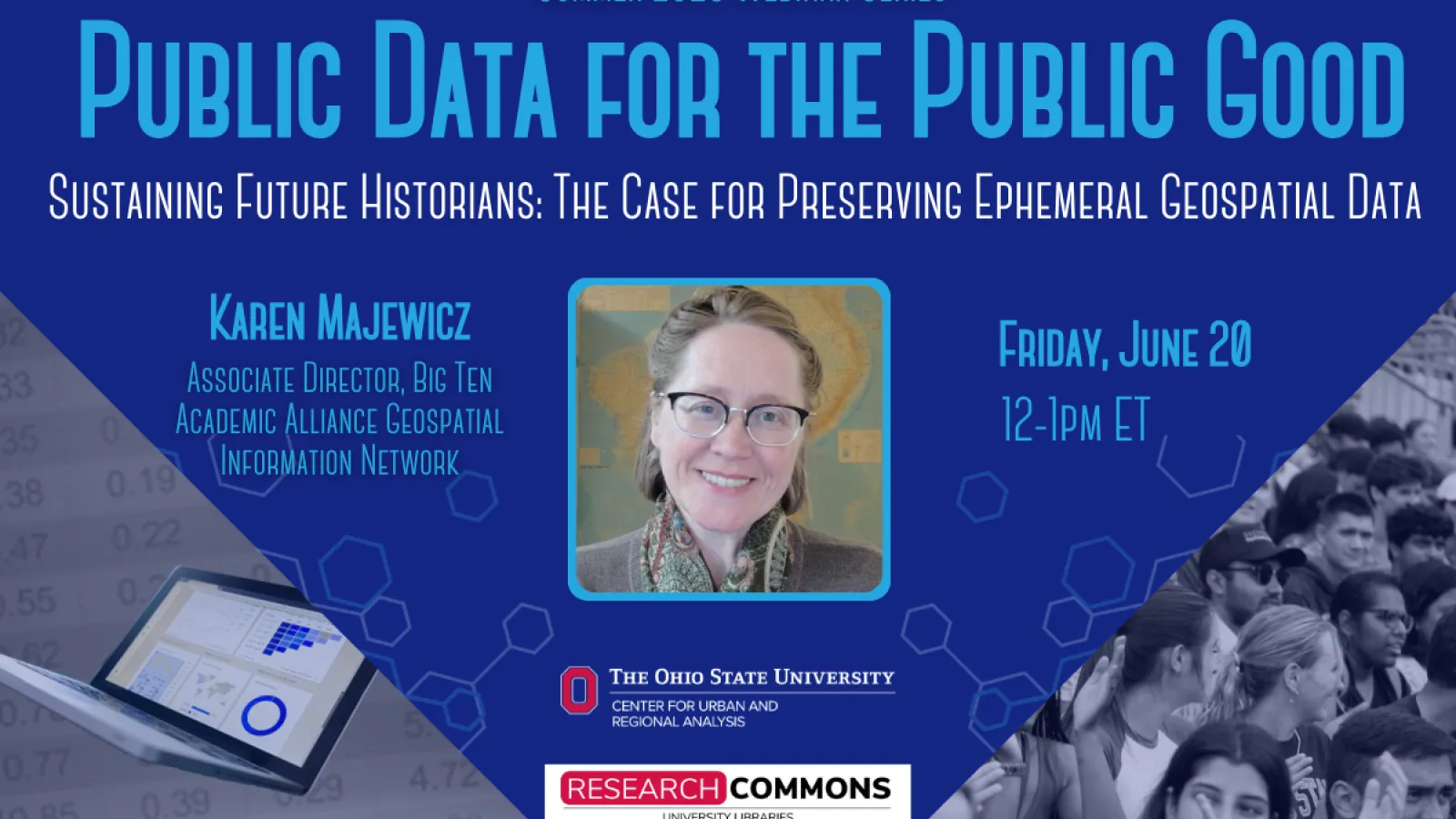 Flyer for Karen Majewicz webinar