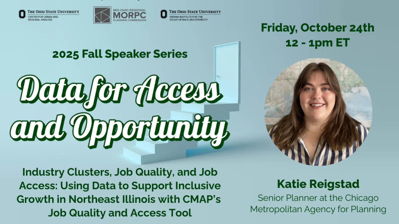 Flyer for webinar with Katie Reigstad