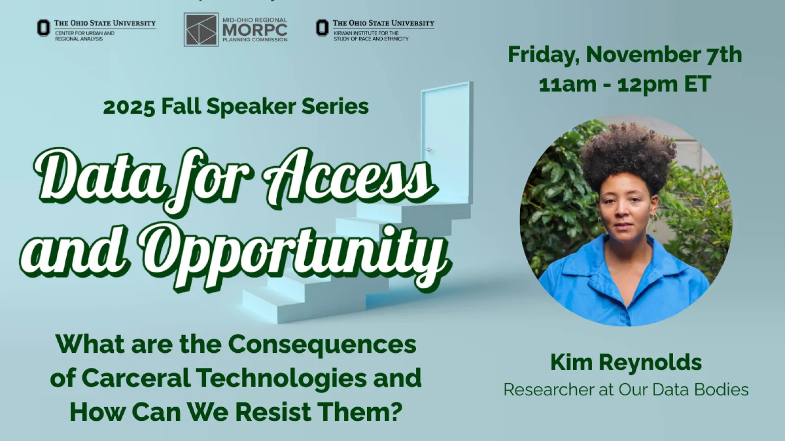Flyer for webinar with Kim Reynolds
