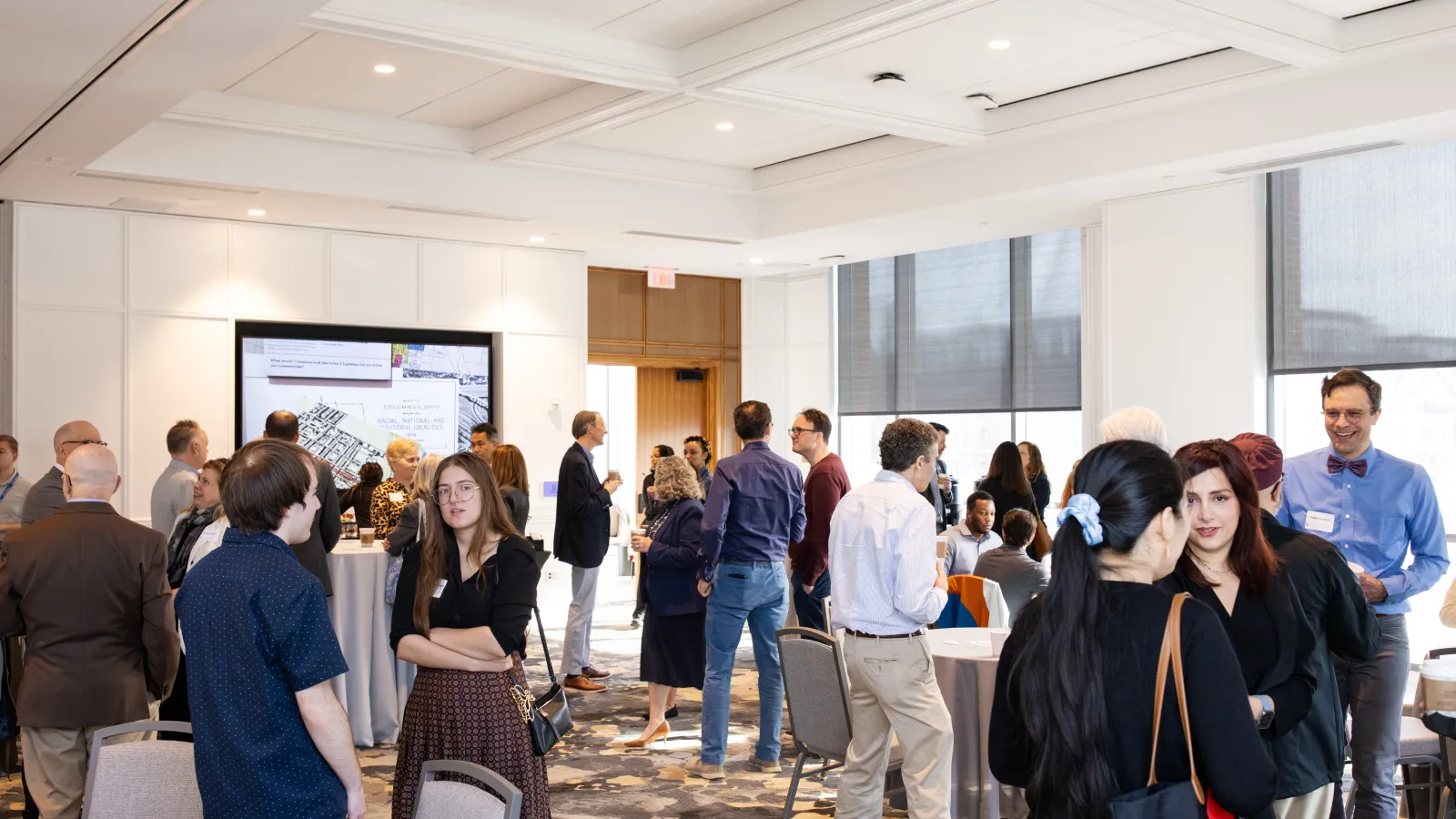 CURA event full attendee socializing