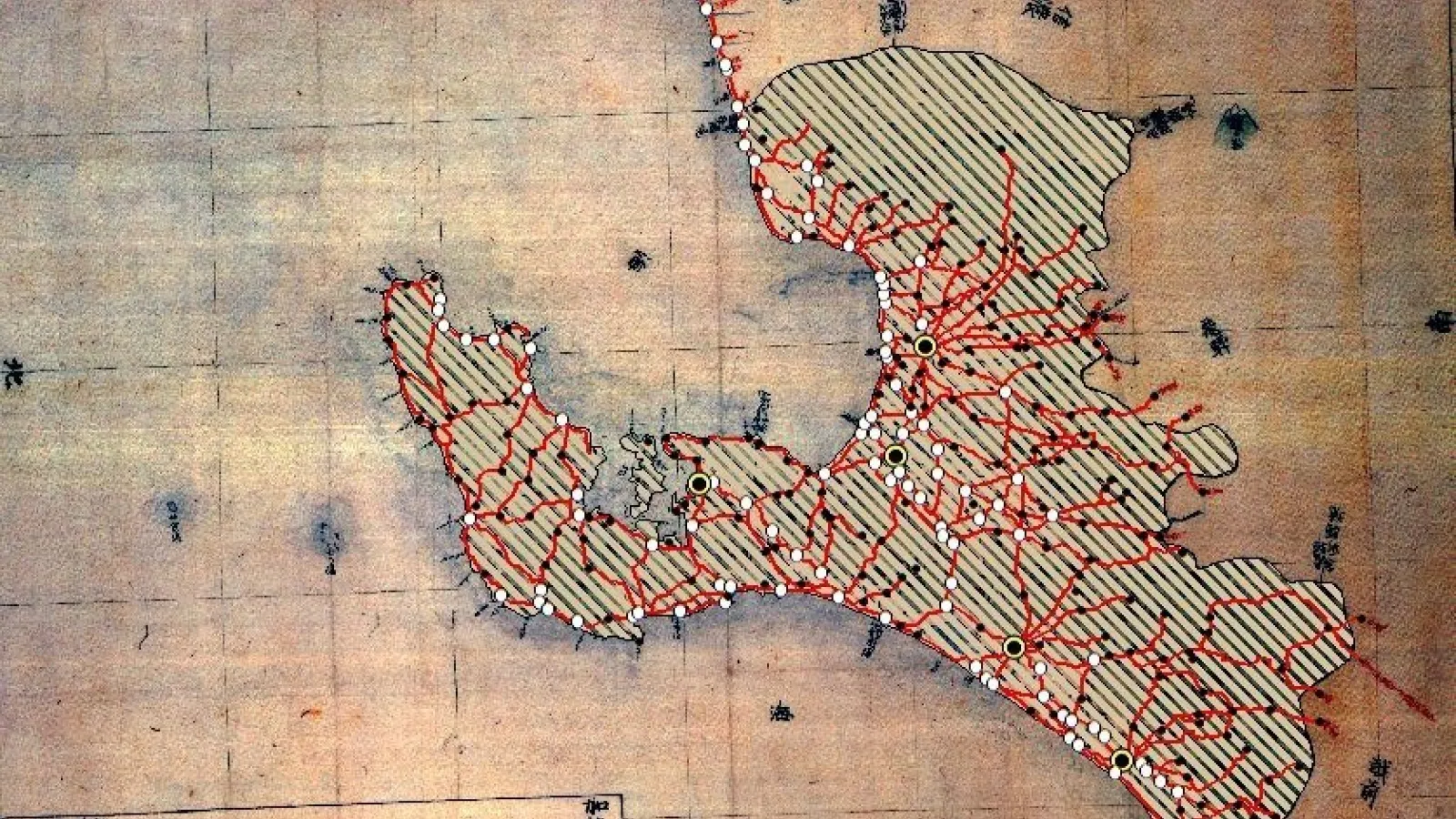 19th Century Map of Japan