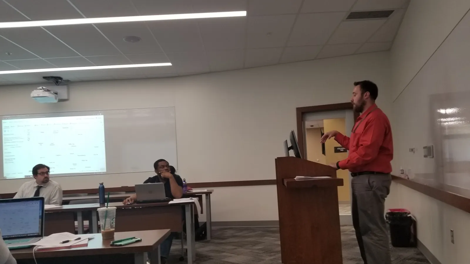 The AGOL workshop held in the research commons on the 18th ave. library at Ohio State University