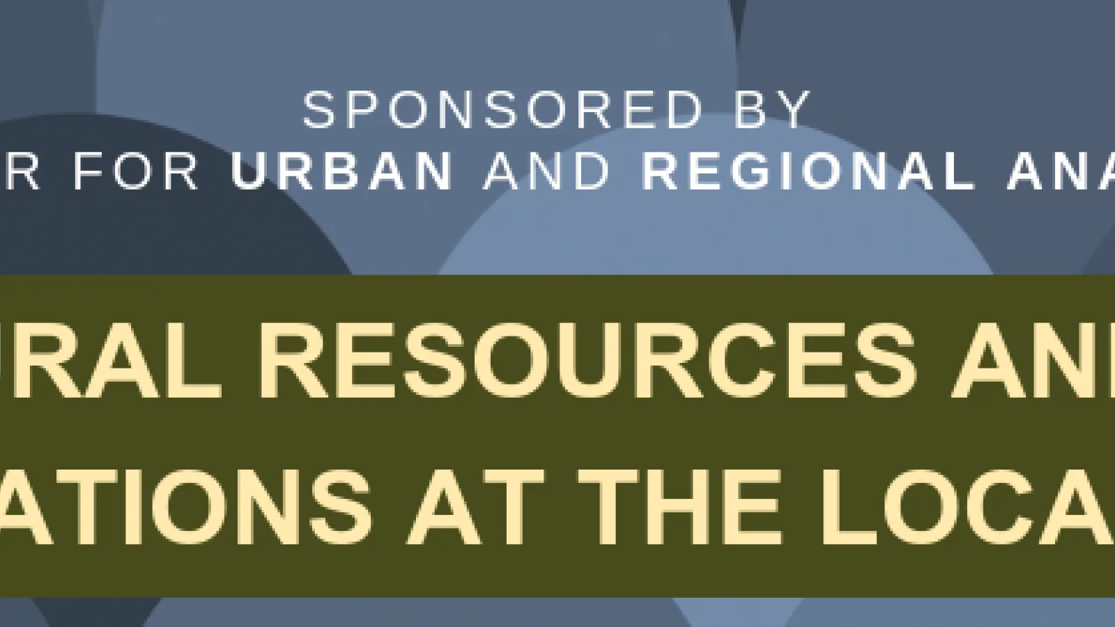 Natural Resources & GIS: Applications at the Local Level