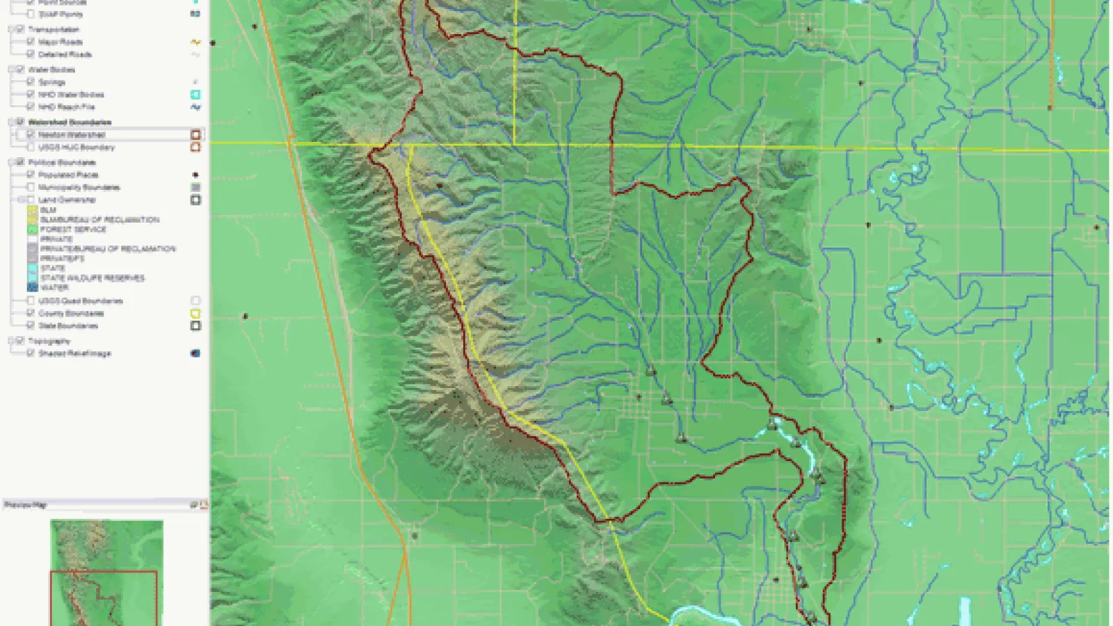 open source GIS map