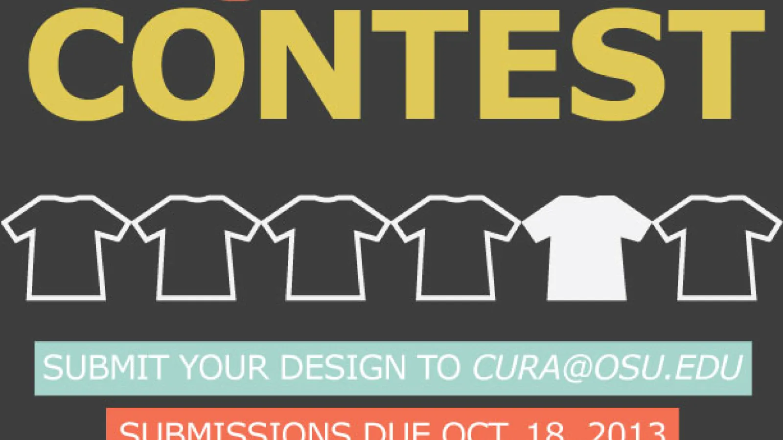 Tshirt contest flyer
