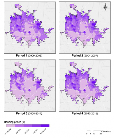 Housing changing over time in Columbus Ohio