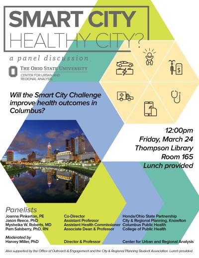 Flyer for Smart City, Healthy City event