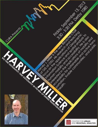 Flyer for event with Harvey Miller