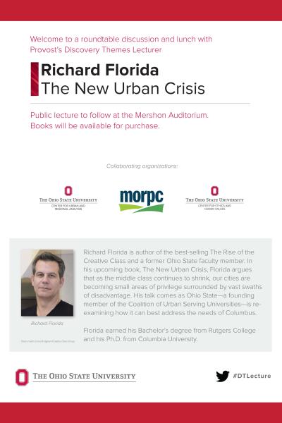 Flyer for How Our Cities Are Increasing Inequality event