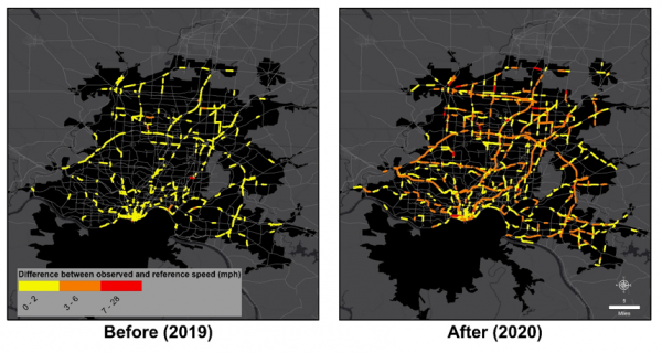 Speeding Before and After Cincinnati Ohio