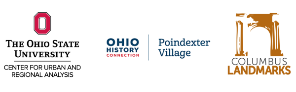 Logos for CURA, Ohio History Connection, and Columbus Landmarks Foundation