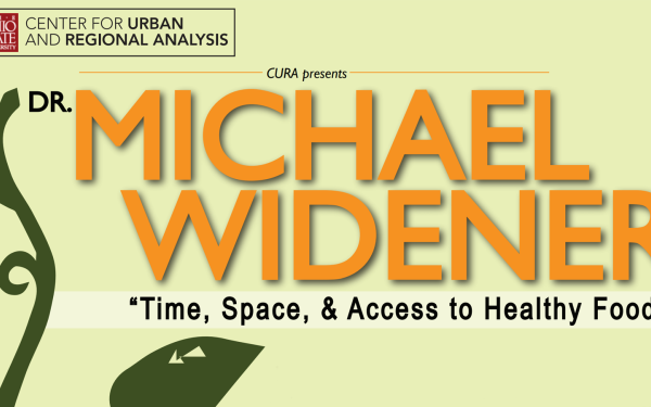 Flyer for event with Dr. Michael Widener