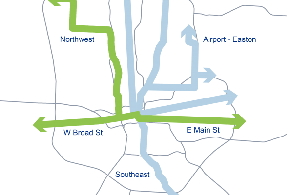LinkUs Corridor Map 