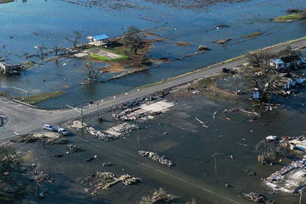 Flooded area