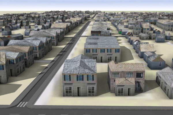 3D Visualization of Ghost Neighborhood Project