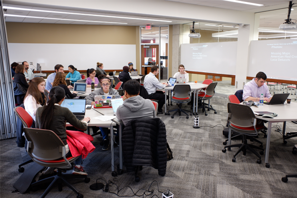 Participants in GIS Day