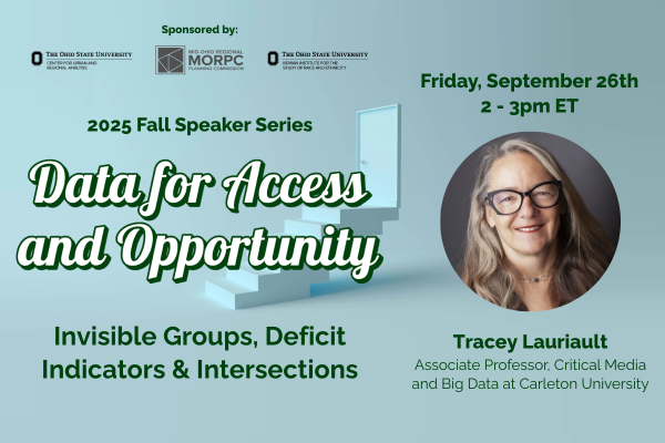 Flyer for webinar with Tracey Lauriault