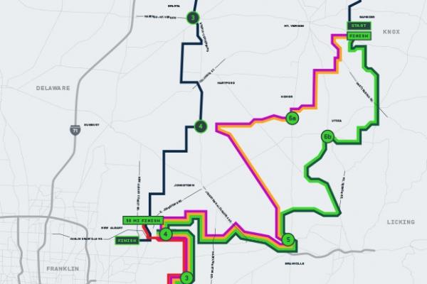 Peletonia Route Map