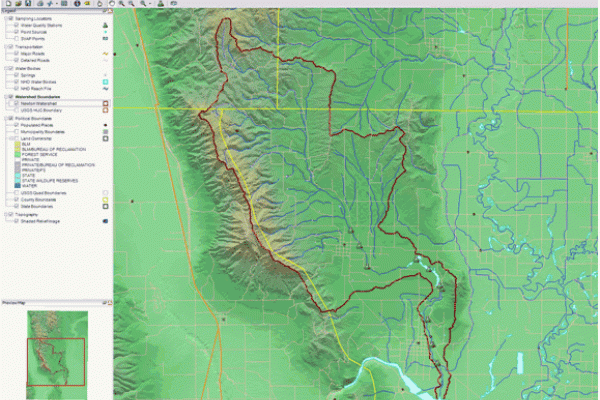 open source GIS map