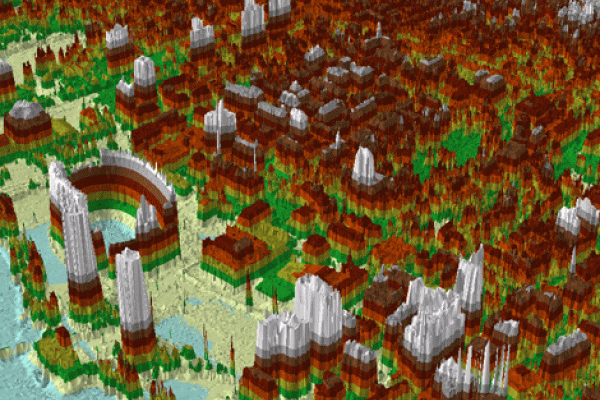 3D LiDAR Image of OSU Campus 