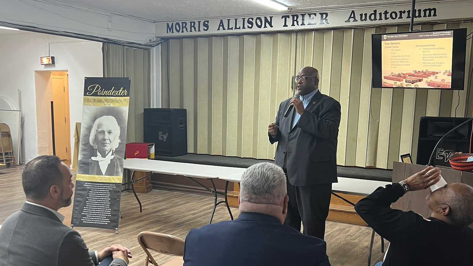 Rev. Derrick K. Holmes Sr. speaking