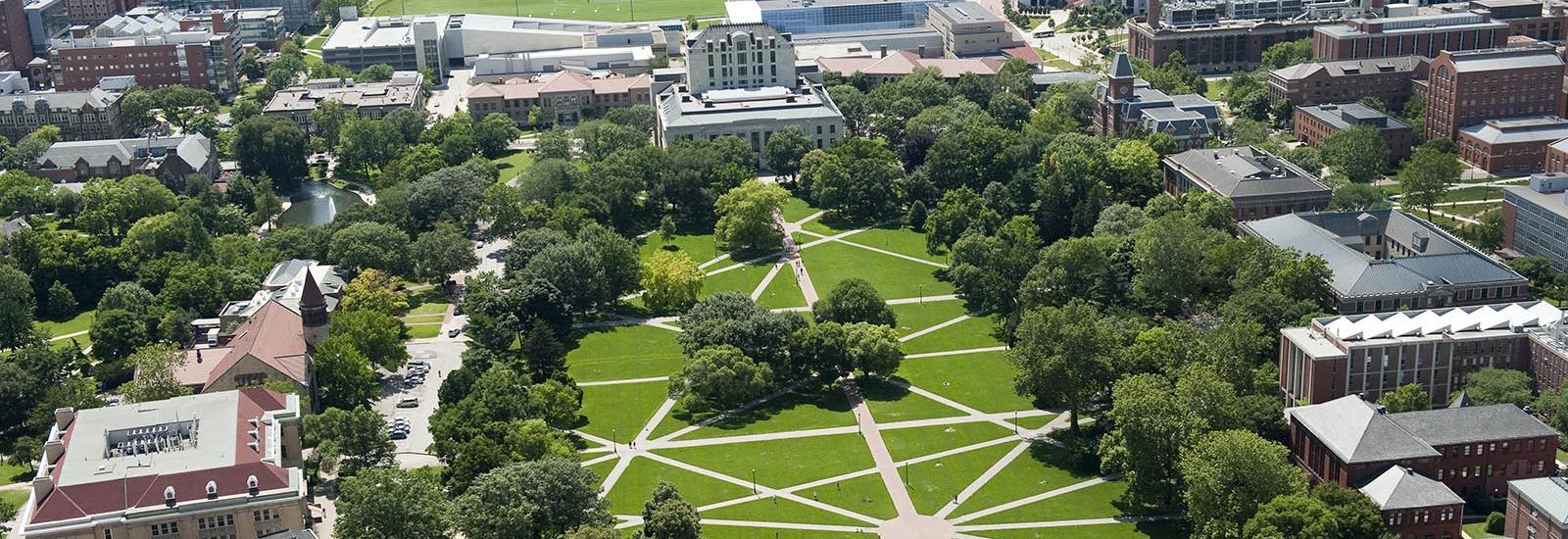 Aerial view of Ohio State Oval Aerial view of Ohio State Oval