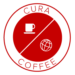 Coffee with CURA logo